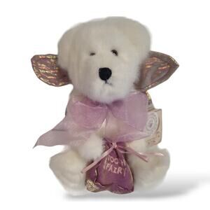 Boyds Toof Beary Boyds Bears Tooth Fairy Bear #903016 2002 Retired  Purple White